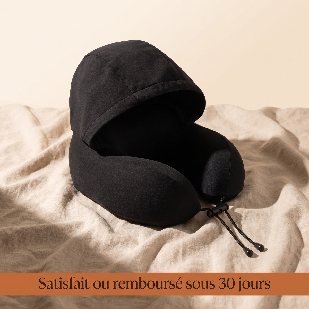 Piumora packshot avec garantie satisfait ou rembourse