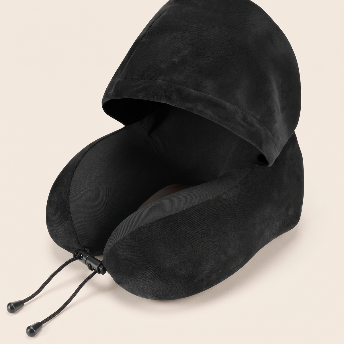 Piumora oreiller de voyage cocon 360 noir packshot